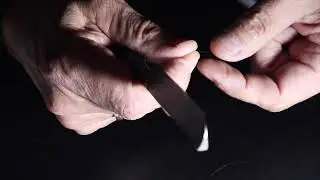 Бритьё опасной бритвой из дамасской стали Вячеслава Коннова Damascus steel straight razor shaving