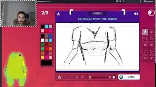 Motion designer learns how to draw: day 658: We need to play Gartic Phone NOW!