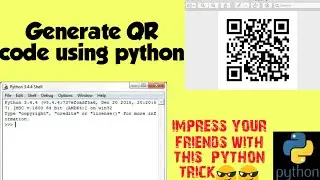Generate QRCode using python🔥🔥 | how to generate QRCode for any website.