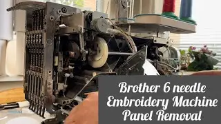 Как снять защитные чехлы с вышивальных машин Brother PR680 PR655 PR650 PR620 PR600: удаление пластиковой защиты
