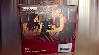 SHURE PG58 with SVX2 Wireless Handheld Transmitter UNBOXING & REVIEW