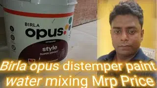 Birla opus paint | Birla opus distemper | Style super Bright | Acrylic distemper | paint ki duniya ,