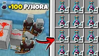 Farm de Garrafas Sinistras MAIS F&Aacute;CIL do Minecraft Bedrock 1.21