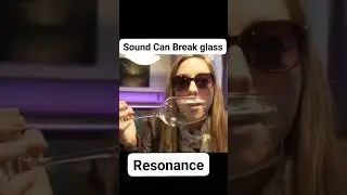 When Sound Breaks Glass! | Resonance Explained #shorts #science