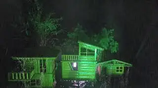 ⛈️🏠 Soft Rain on Roof with Thunder | Gentle Storm Sounds for Sleep