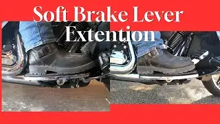 Brake & Heel Toe Lever Extension by Soft Brake Install On My 2021 Harley Davidson Road Glide.