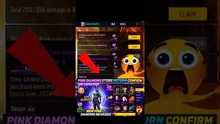How To Use Pink Diamond In Free Fire 🤯 Pink Diamond Store Return 2025 | #shotrs #freefire