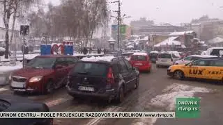 Sneg nije iznenadio gradske komunalne službe, svi putevi prohodni