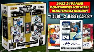 *1 AUTO + 2 JERSEY CARDS PER BOX!🤔 2023 CONTENDERS FOOTBALL MEGA BOX REVIEW!🏈
