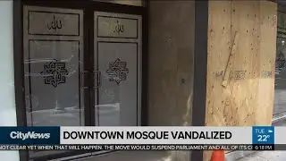 Downtown mosque vandalized for sixth time in 3 months