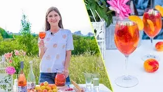 SANGRIA CU VIN ROSE, ZMEURĂ ȘI CAISE | Valerie's Food