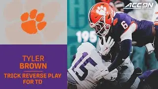 Clemson WR Tyler Brown Reverse Trick-Play Touchdown