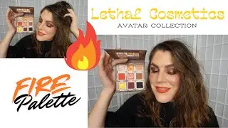 Finally Trying Out the Lethal Cosmetics Avatar Fire Palette!