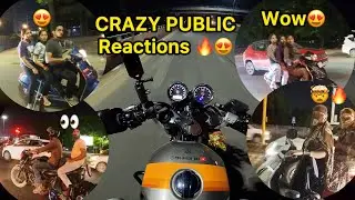 Crazy Cute Girl reactions😍🔥| Ssp Exhaust🤯#gt650 #viralvideos #exhaustsound#sauravjoshivlogs#motovlog