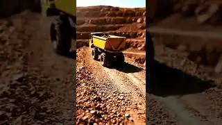Mini  Heavy Equipment Conquer the Mud Pit! 🚧 Epic RC Construction Action! #Shorts #RC #EpicRC