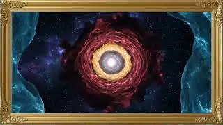 Aurora of the Soul TV Living wall art Musical video featuring an enigmatic spiral in motion