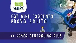 FAT BIKE 20'' ARGENTO - Prova in salita originale