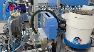 Yanman door hinge assembly machine line #hingeproductionline #hingemachinery
