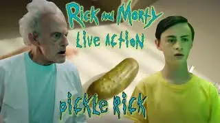 RICK AND MORTY (Christopher Lloyd and Jaeden Martel) - LIVE ACTION SEASON 5 PROMO 2 (PICKLE RICK)