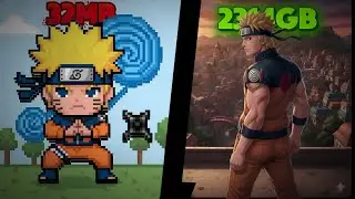 I Tried naruto 33 MB to 2314 GB game in mobile 🎮🎯📱