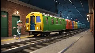 Subway Surfers Mini Skater Missed the Train | Kids Gaming Story Song
