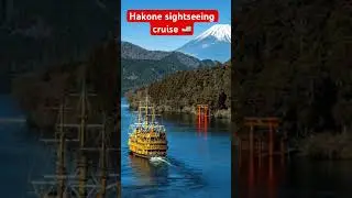 Hakone sightseeing cruise 🚢  #hakone #travel one day tour from Tokyo to Hakone