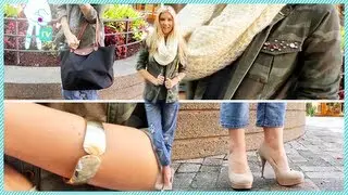 Selena Gomez's Camo and Boyfriend Jeans by Meghan Rosette #OOTD Ep. 55