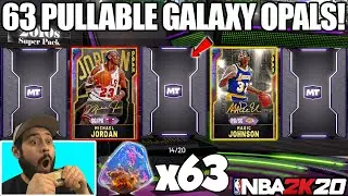 *NEW* SUPER PACKS WERE JUICED WITH 63 GALAXY OPALS IN THEM IN NBA 2K20 MYTEAM PACK OPENING