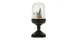 Winter Lane Musical Lighted Snowglobe