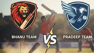 #Semi final second batting #winners Bhanu Team congratulations to Manavillage 