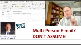 New E-mail Etiquette Video: Email Composition -- Compose Better Multi-Person E mail Messages