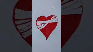 Bandage heart❤️&zwj;🩹 emoji drawing by pencil colour | #shorts #love #emoji | AS ART