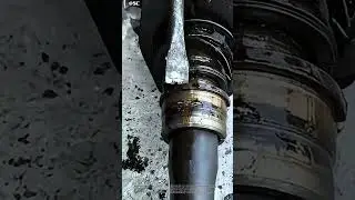 Air Chisel Destroys an Air Suspension Bearing in Seconds ⚙️🔥