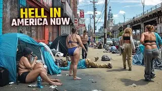 ПОЗОР АМЕРИКИ⁉️ Вы не поверите, какой хаос творится сейчас на улицах Филадельфии!
