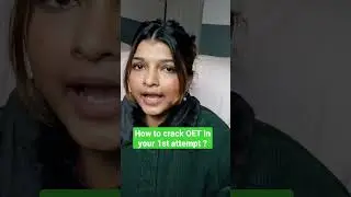 How to crack OET in your 1st attempt ? #subscribe #trending #youtube #youtubeshorts #viral