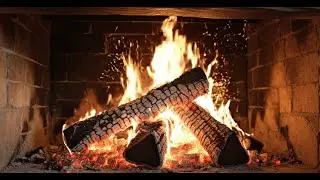 Realistic Fireplace Ambience (Short Version)