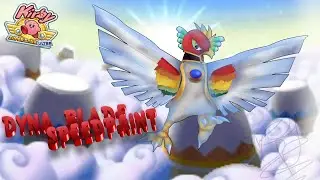 KIRBY SUPER STAR ULTRA - DYNA BLADE // SPEEDPAINT 