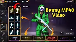 Bunny Mp40 Return Event Today Free Fire | Green Criminal Video Free Fire Max | Free Fire Max Video