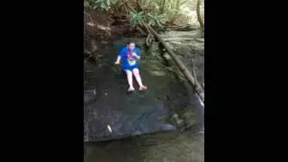 Fall Branch Falls slide