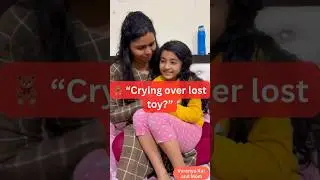 Lost Toy Tantrum Fix 🧸 Comfort Hack #ParentingTips #ToddlerHacks #ParentingIndia #LostToy