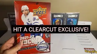 2021-22 EXTENDED, HIT A CLEARCUT EXCLUSIVE, FRENCH YOUNG GUNS, BLACK YOUNG GUNS CANVAS. FUN PRODUCT!