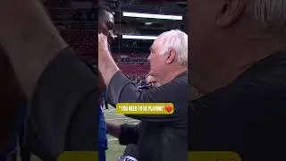 This moment between Wade Phillips and Hakeem Butler 🥺 #ufl #brahmas