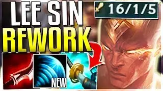 NEW LEE SIN Q ONE-SHOTS ANYONE!? #1 ASSASSIN NOW!? - Lee Sin Rework Gameplay - League of Legends