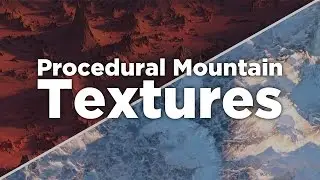 Procedural Mountain Textures in Octane For Cinema 4D