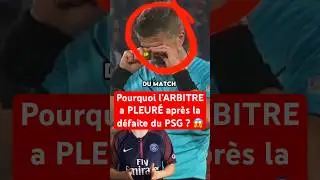 Il a PLEUR&Eacute; avec les joueurs du PSG 😱 #football #psg #mbappe #dortmund #liguedeschampions  #triste