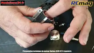 Découverte technique du moteur Optima SLR5 V2 - Voiture RC modélisme