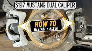 Mustang Rear Brake Upgrade Dual Rear Calipers