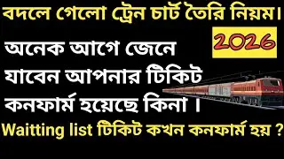 Indian Railway Charts Preparation Time। Train chart kab Banta hain।