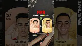 FIFA 5 Years Ago VS Now! FIFA 20 VS FC 25! #fc25 #fifa #cardfifa #shorts #austor