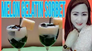 MELON GELATIN SORBET #refreshingsummerdrinks  #dessertdrink @SHANECHA77